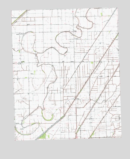 Etowah, AR USGS Topographic Map