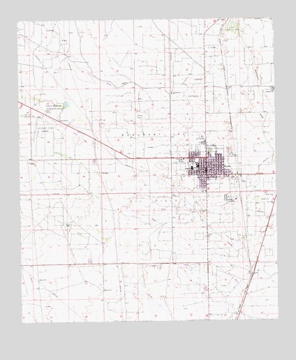 Eunice, NM USGS Topographic Map