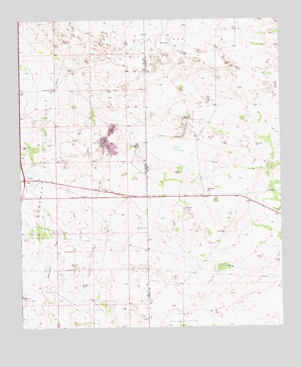 Eunice NE, TX USGS Topographic Map