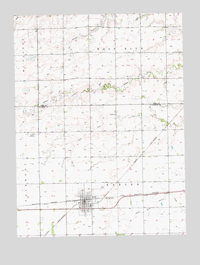 Exeter, NE USGS Topographic Map