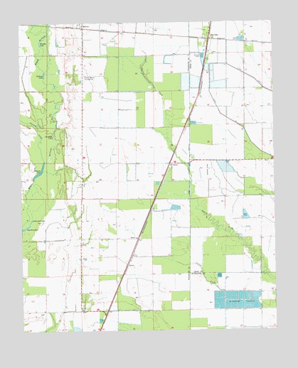 Fair Oaks, AR USGS Topographic Map