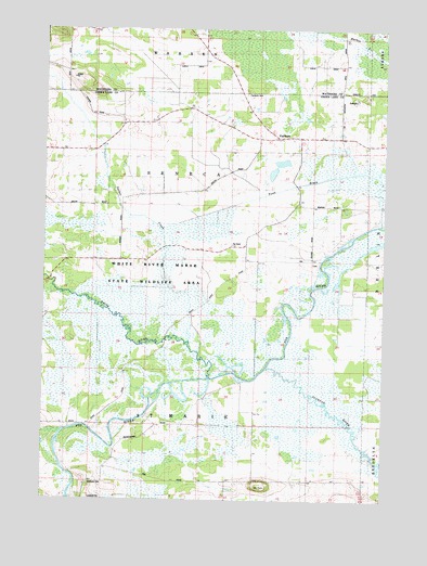 Fairburn, WI USGS Topographic Map