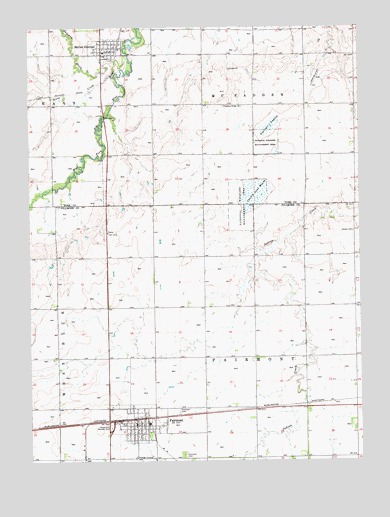 Fairmont, NE USGS Topographic Map