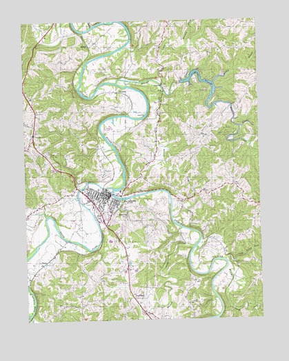 Falmouth, KY USGS Topographic Map