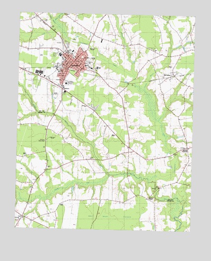 Farmville, NC USGS Topographic Map