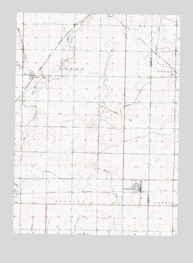 Farnhamville, IA USGS Topographic Map