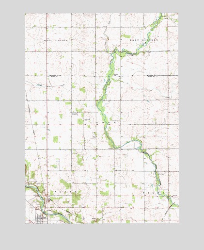 Floyd, IA USGS Topographic Map