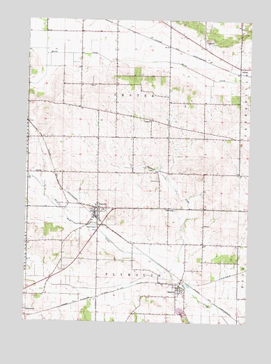 Footville, WI USGS Topographic Map