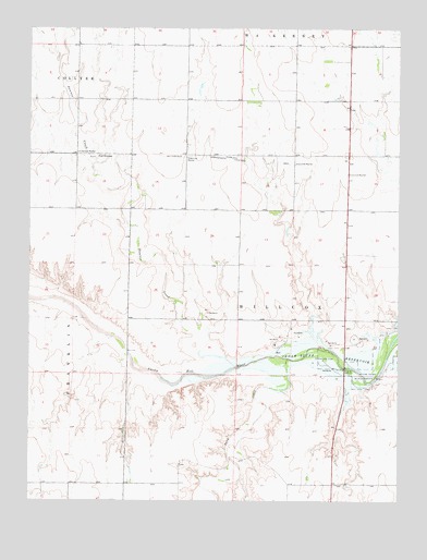 Fort Downer, KS USGS Topographic Map