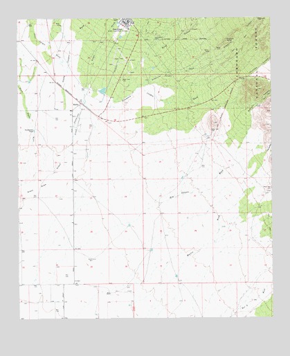 Fort Grant, AZ USGS Topographic Map