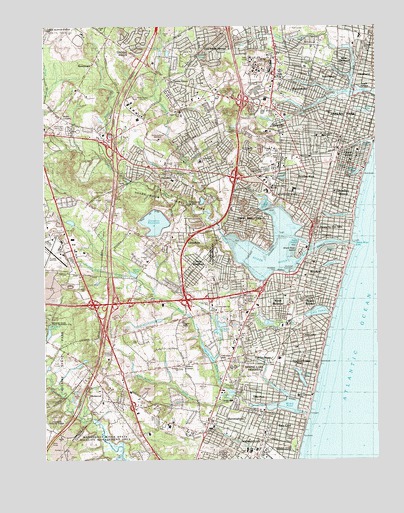 Asbury Park, NJ USGS Topographic Map