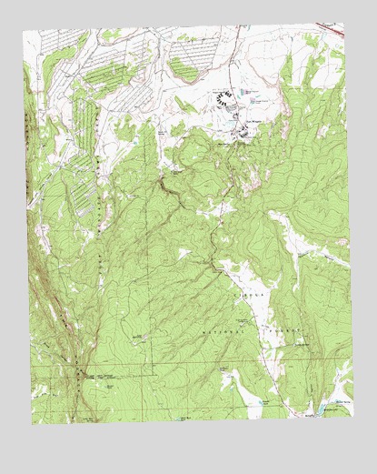 Fort Wingate, NM USGS Topographic Map