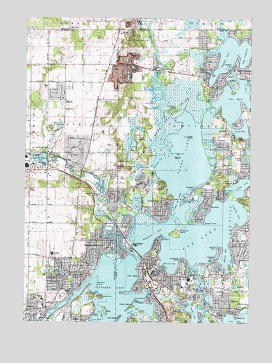 Fox Lake, IL USGS Topographic Map