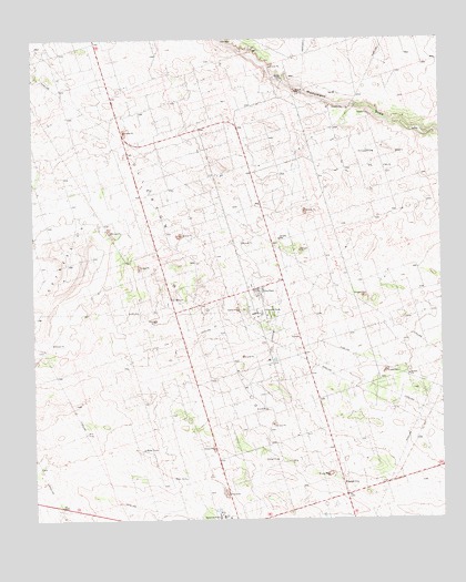 Frankel City, TX USGS Topographic Map