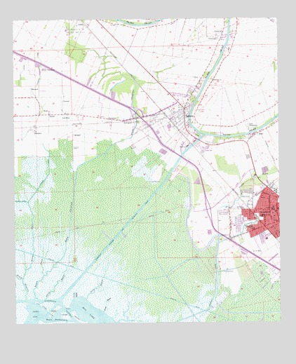 Franklin, LA USGS Topographic Map