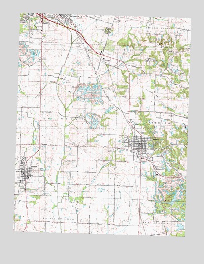 Freeburg, IL USGS Topographic Map