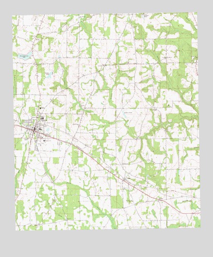 Ashford, AL USGS Topographic Map
