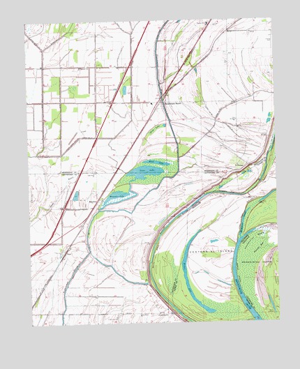 Frenchmans Bayou, AR USGS Topographic Map