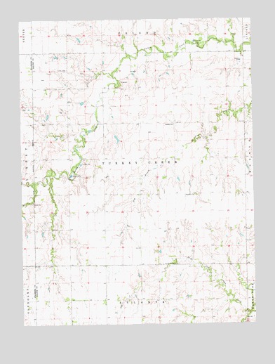 Friend SE, NE USGS Topographic Map