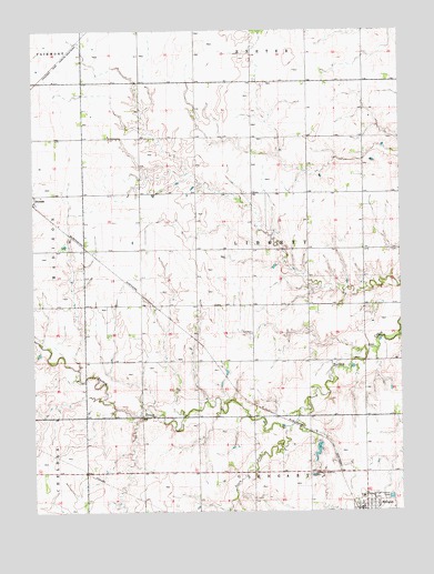 Friend SW, NE USGS Topographic Map