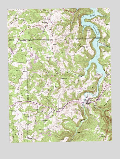 Friendsville, MD USGS Topographic Map