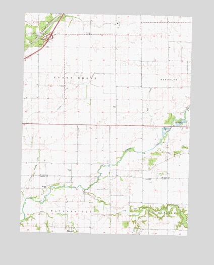 Funks Grove, IL USGS Topographic Map