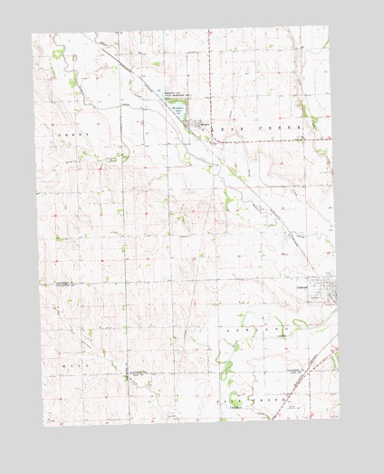 Ashland West, NE USGS Topographic Map