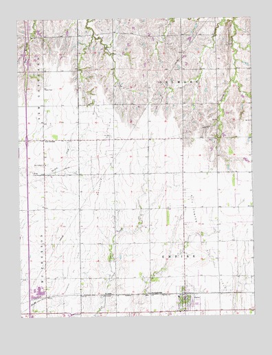 Galva, KS USGS Topographic Map
