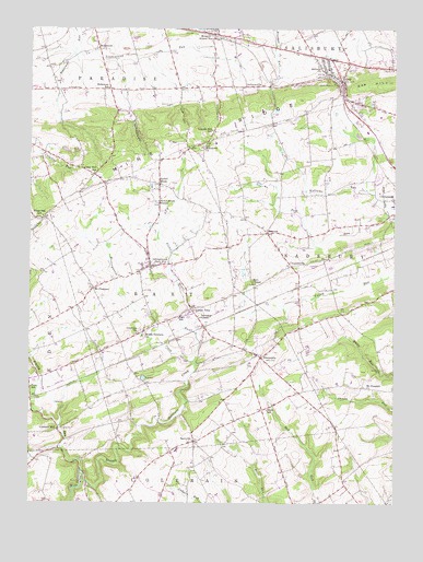 Gap, PA USGS Topographic Map