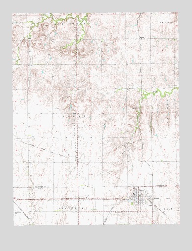 Geneseo, KS USGS Topographic Map