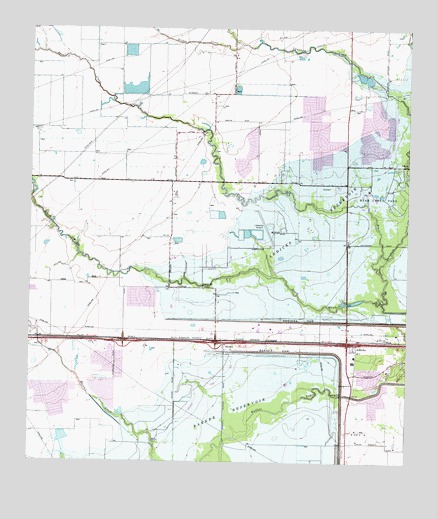 Addicks, TX USGS Topographic Map