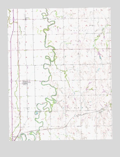 Assaria, KS USGS Topographic Map