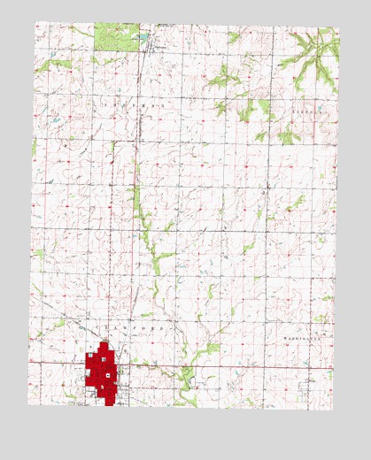 Girard, KS USGS Topographic Map
