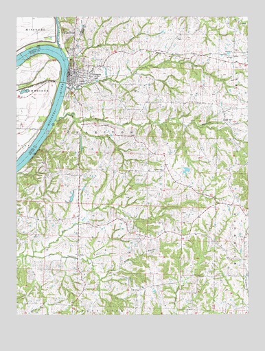 Glasgow, MO USGS Topographic Map