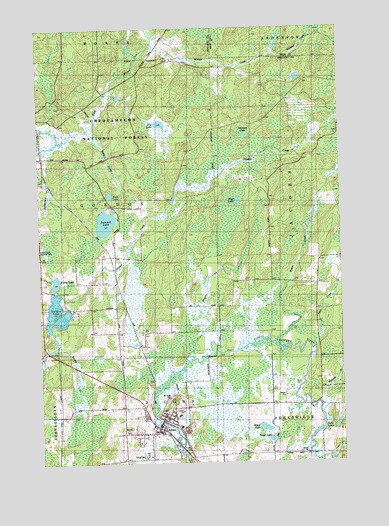 Glidden, WI USGS Topographic Map