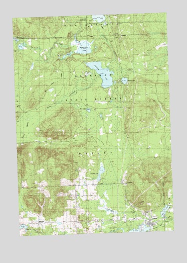 Atlanta, MI USGS Topographic Map