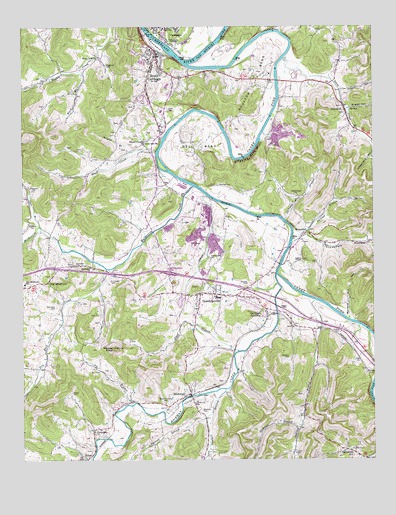 Gordonsville, TN USGS Topographic Map