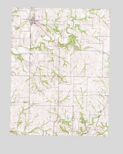 Gower, MO USGS Topographic Map