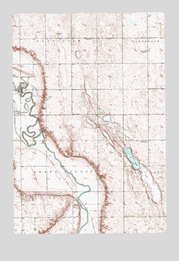 Grand Rapids, ND USGS Topographic Map
