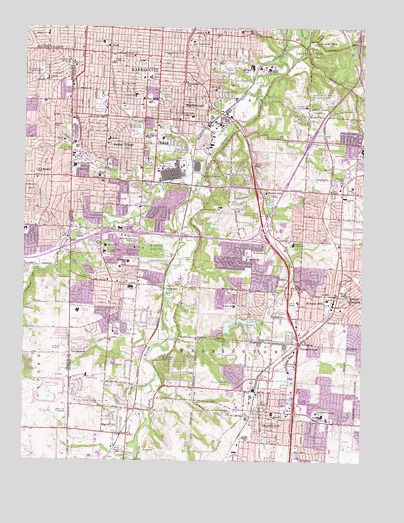 Grandview, MO USGS Topographic Map