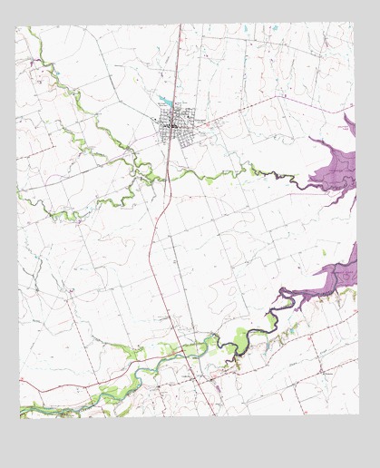 Granger, TX USGS Topographic Map