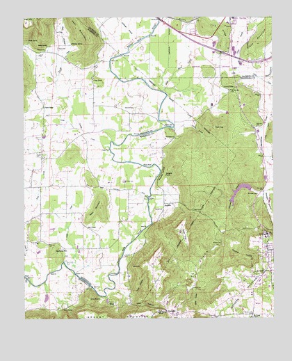 Grant, AL USGS Topographic Map