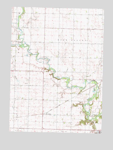 Grant City, IA USGS Topographic Map