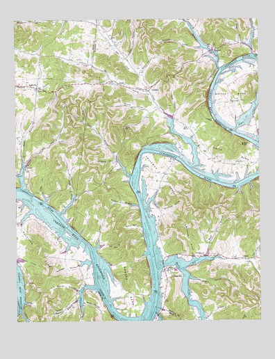 Granville, TN USGS Topographic Map