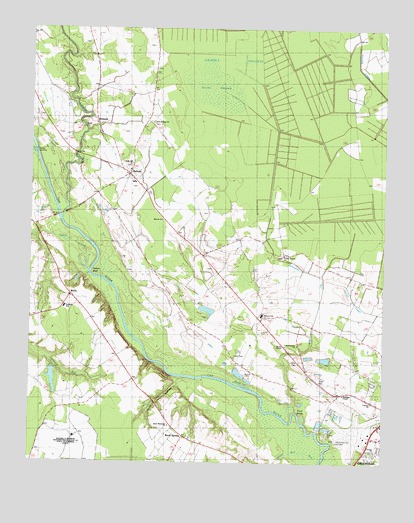 Greenville NW, NC USGS Topographic Map
