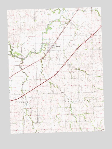 Greenwood, NE USGS Topographic Map