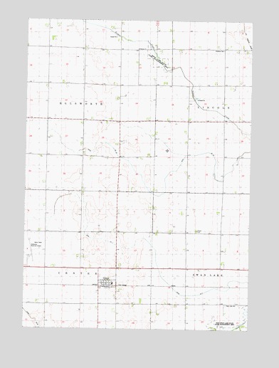 Gruver, IA USGS Topographic Map
