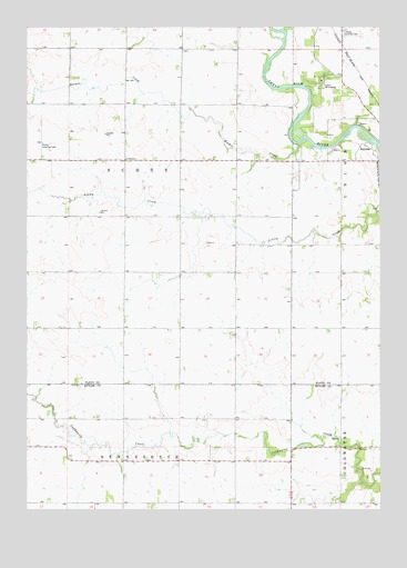 Aureola, IA USGS Topographic Map