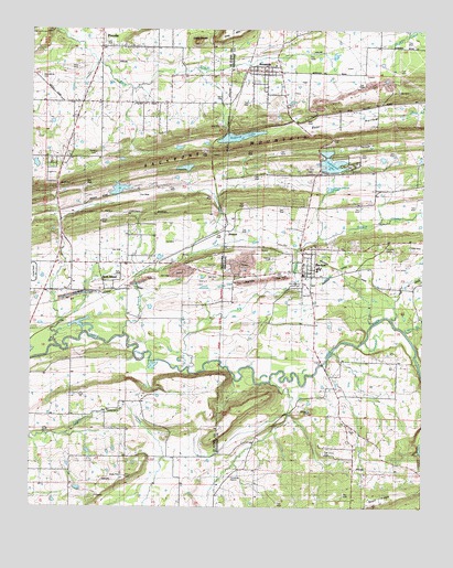 Hackett, AR USGS Topographic Map