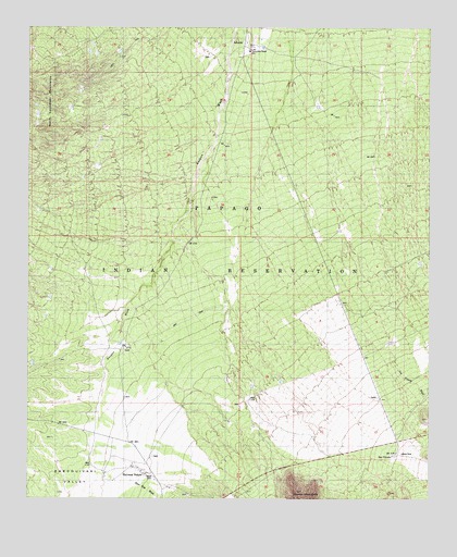 Haivana Nakya, AZ USGS Topographic Map
